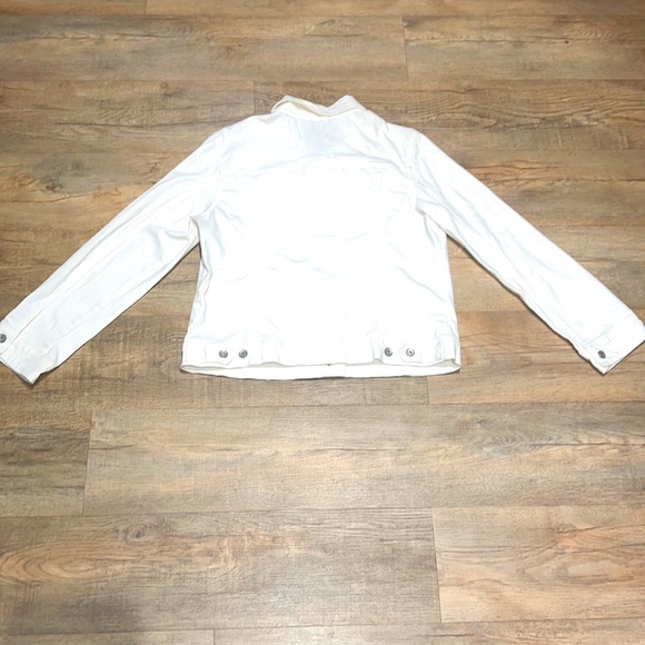 Code Bleu White Denim Jacket Excellent Condition Large - Picture 4 of 5
